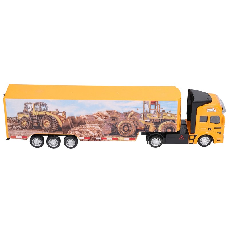Container Truck Toy Alloy Simulation Mini Child Vehicle Model for
