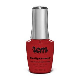 RC Red Carpet Manicure Esmalte de Uñas LED Gel All Bundled Up, Crema Rojo, 9 ml