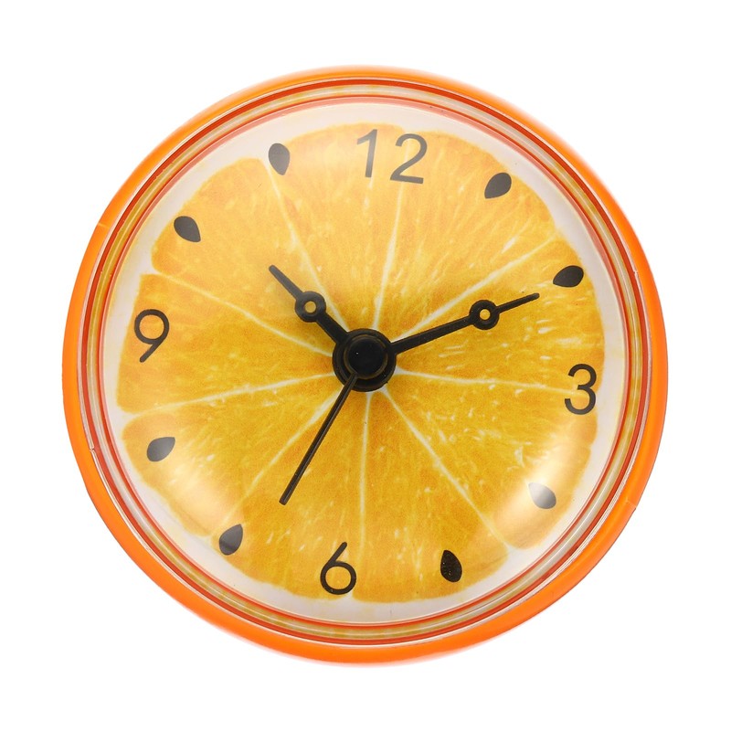 PATIKIL Waterproof Shower Clock, Non Ticking Silent Mini Cute Mirror