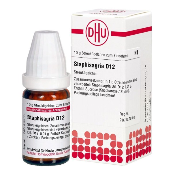 DHU Staphisagria D12 10g Globules