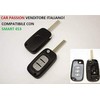 Key Shell Compatible with Smart 453 Fortwo, Forfour - Replacement