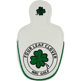 Golf Headcover Putter Cover Magnetic Mallet for Odyssey 2 Ball Tailor Made Spider Putter Clover White Black