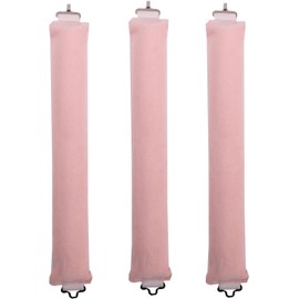 WADY Hair Curling Flexi Rod Magic Hair Rollers de Algodón Rodillas de Rizador de Cabello de Torsión Suave, Sin calor Peinado Rizado, Conjunto Flexible Autosostenido para Niñas, Mujeres, Damas, Niños (Rosa)