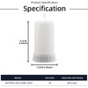 Vnicstick 2PCS LED Flame Effect Light,4 Modes Fire Lights, Candle