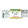 Nature's Bounty Selenium 200 mcg Natural High Selenium Yeast, 100