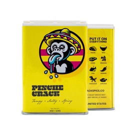 Pinche Crack Spice – Chili Lime Seasoning Blend with Ancho Chile, Korean Chili Flake, Garlic & Zesty Lime – Smoky, Tangy Spicy Taco Seasoning for Street Corn, Grilled Meats, Fries, Popcorn – 4 oz