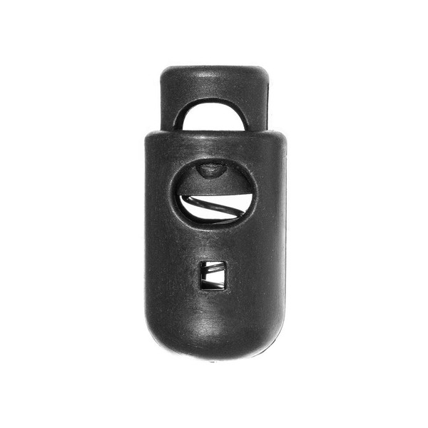 Paracord Planet Bowling Pin Cord Lock – Black, Hardened Plastic