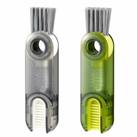 Gap Cleaning Brush for Thermos and Kitchen Bottles 01 Tumbler Cleaning Brush - Green 5ea
