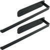 X-BLTU 2 Pcs Black Kitchen Roll Holder Wall Mounted, Magnetic