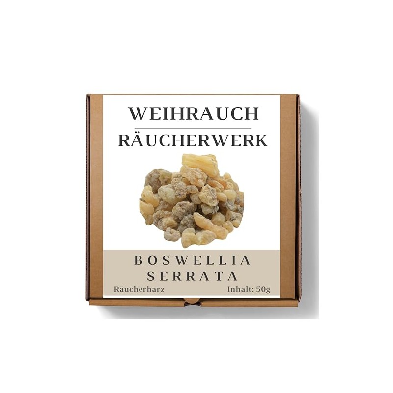 JEEBUTY Boswellia Serrata Incense 50g - 1st Choice, Finest Indian