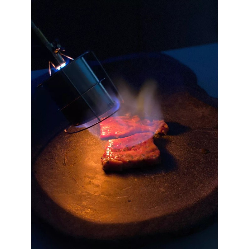 Alfrendant Enhanced Torch Attachment Stainless Steel BBQ, Broiler Crème brûlée