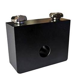 Soporte de aluminio CR-10 Z-Axis con tornillo en la parte superior para Tornado Creality CR10 Ender 3 Ender-3 Pro Metal Z-Rod Holder y compatible con otros perfiles de aluminio marco de impresora 3D
