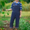 HISEA Boys' Denim Bib Overalls Size 4-16, Boys Youth Relaxed