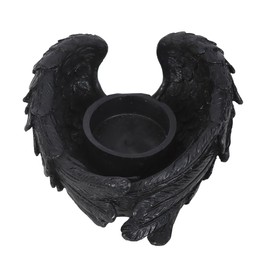 Raven Wings Tea Light Holder - Gothic Design Shaped Like Raven Wings - Perfect for Mysterious Atmosphere - Ideal for Dark, Dramatic Decoration - Durable and High Quality Workmanship