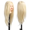 Hair Styling Mannequin Head 85% Real Hair Hairdresser Training Head