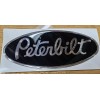Peterbilt oem black/chrome replacement Peterbilt decal emblem genuine size &