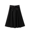Blostirno Women's Long Skirt, Maxi Length, A-Line, High Waist, Elastic,