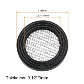 suiwotin 20pcs Stainless Steel Garden Hose Screen Filter, Pressure Screen Washer Hose Filter with 40 Mesh for 3/4" Garden Hose Faucet Inside Fittings