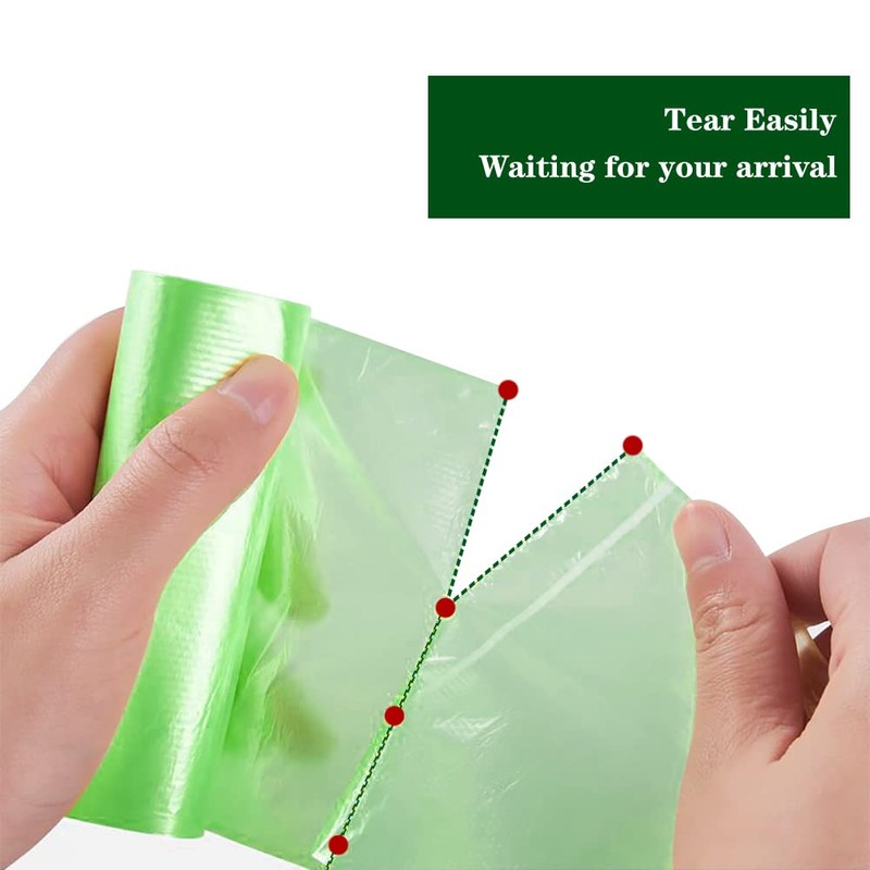 EINESIN Mini Car Trash Bags, Small Garbage Bags (30x25cm), Leakproof