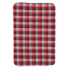 Reusable Washable Pad An Absorbent Pad For Elder Baby Incontinence Pad 3 Layers Red Plaid