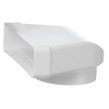Steinberg14 White 125 mm - 220x55mm Rectangular to Round 90