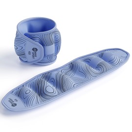 M Mike Sport Ankle Weights 1 Pair 2 4 6 8 10 Lbs Wrist Leg Arm Weights for Women Men Kids, Strength Training Wrist and Ankle Weights Sets for Walking Fitness Gym Workout, 4 lbs Each