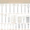 Kitchen Utensils Set-Umite Chef 34 Pcs Silicone Cooking Utensils Set