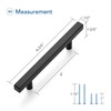 Ravinte 30 Pack Matte Black Cabinet Pulls 4 inch Black