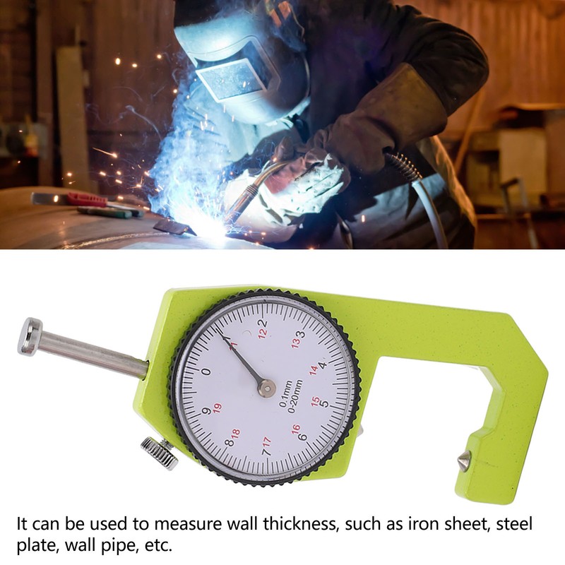Thickness Meter 0.1mm Resolution 0 to 20mm Measure Range Industrial