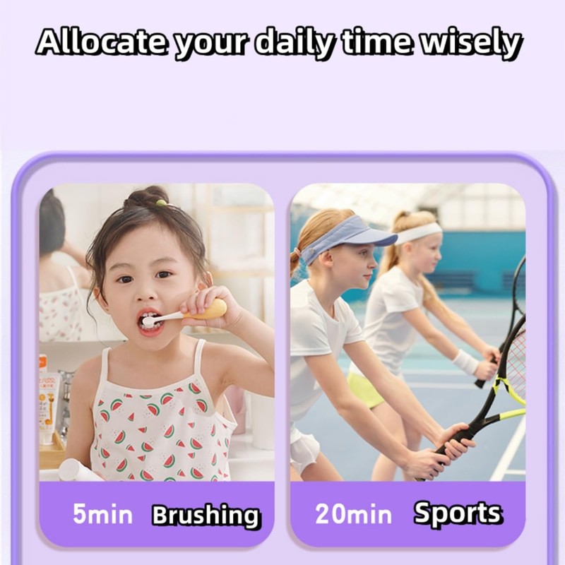 Kids Visual Timer Cute Rainbow - 60 Minute Countdown Timer