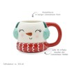 Trötsch Wintertasse Schneemann groß: Kaffeetasse Teetasse Geschenkidee Geschenk Tasse Winter