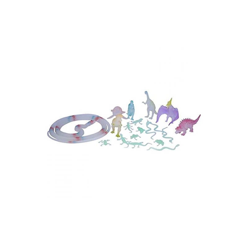 Playlearn Glow In Dark UV Dinosaur Set, Charge in the