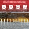 Tujoe 10 Pcs Christmas C7 Pathway Lights Outdoor Candle Lights