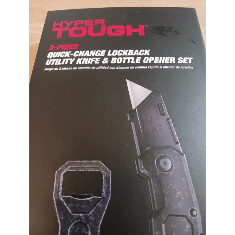 Hyper-Tough HyperTOUGH 2-piece Quick Change Lockback Utility Knife & Bottle