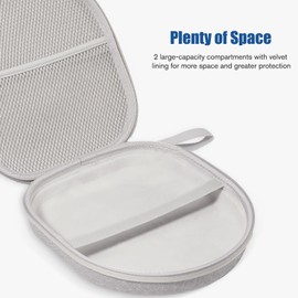 ProCase Hard Universal Headphone Case Compatible with Sony (MDR-ZX100/110 WH-720N/770) JBL Tune 520BT 510BT 770NC BERIBES Soundcore TOZO, Travel Storage Bag Box for Over-Ear Swivel Headphones -Grey