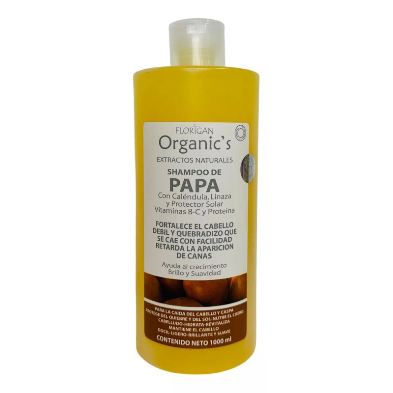 Florigan Shampoo De Papa Calendula Linaza Vit B-c Prot Florigan