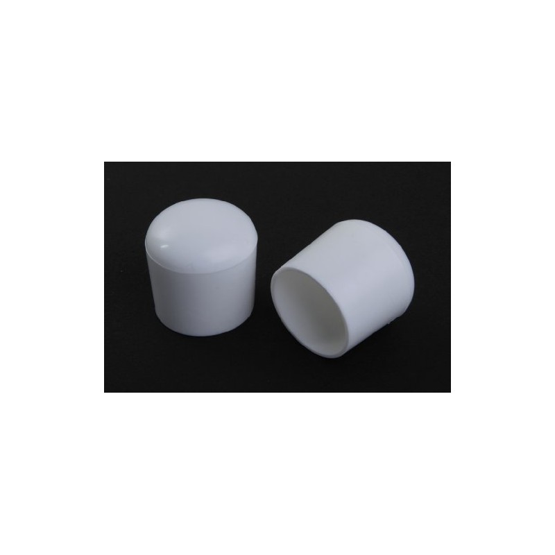 4 Stück Stuhlbeinkappe Stuhlbeinschutz Bodenschutz Stuhlschoner Kunststoff weiss Durchmesser 22mm,