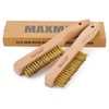 MAXMAN Brass Brush, Soft Brass Bristle Brush, Wire Brushes for