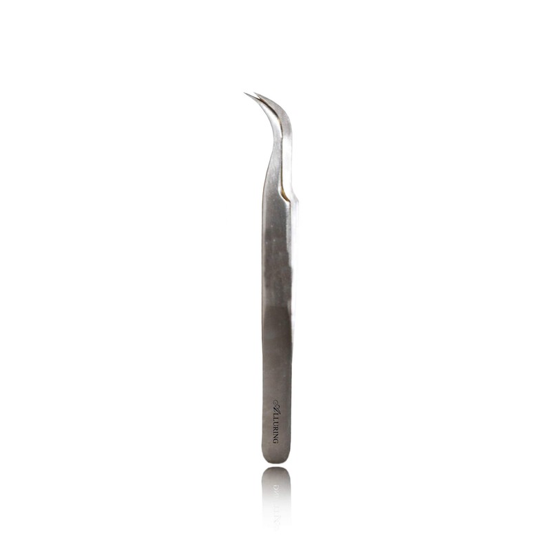 Alluring Alluring Silver Tweezers for Eyelash Extension for Volume Lashes