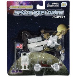 InAir Space Explorer - Lunar Lander with Moon Rover Playset - 5-piece Set