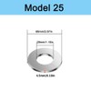 4 Pack Stainless Steel Pipe Covers, Wall Split Flanges Pipe