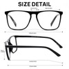 OCCI CHIARI Bifocal Blue Light Glasses 2.5 Mens Large Blue