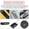 2 Keys Compatible with 007 Key Master Luggage Keys,Luggage Suitcase