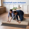 Alaskaprint Non-Slip Mat for Carpet 80 x 130 cm Black