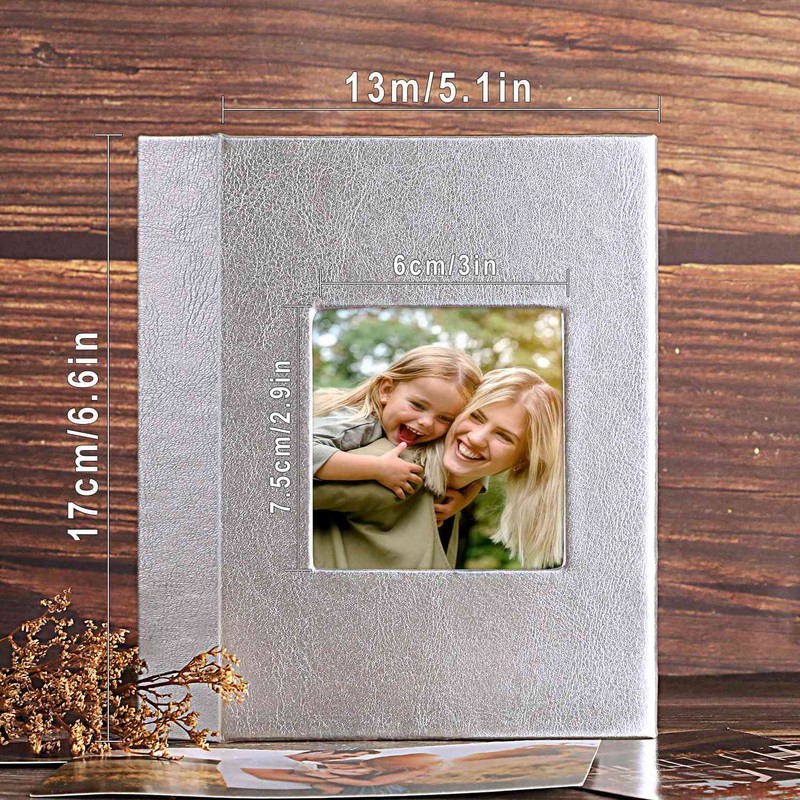 Ywlake Photo Album 4x6 100 Pockets 2 Packs, Small Mini