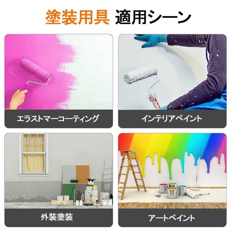 Odowalker 8 Piece Paint Roller Set Paint Roller Set Painting