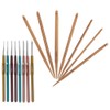 Crochet Set Sweater Needle Plastic Handle Fine Lace Knitting Carbonized