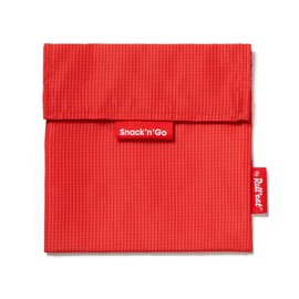 Roll'eat® | Reusable Sandwich Holder, BPA Free Eco Bag, Snack Holder - Snack'n'Go Active, red