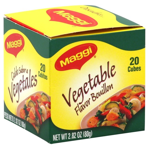 MAGGI Veggie Bouillon Cube 2.82 OZ(Pack of 6)