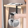 Headphone Holder Hanger Upgraded with Adjustable Clamp for Controller Headphones,